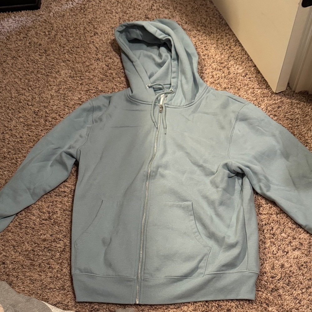 Charlotte Russe Light Blue Hoodie Sweater